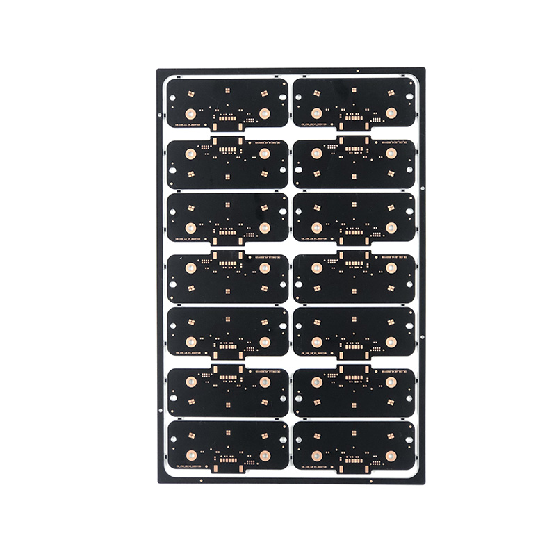 Bord PCB OSP Dúbailte 0.3-6Mm Dubh